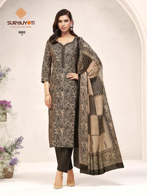 Suryajyoti poshak vol-8 cotton kurtis wholesale market in ahmedabad